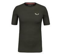Salewa Cristallo Warm Alpine Merino Responsive Short Sleeve Base Layer Verde L Uomo