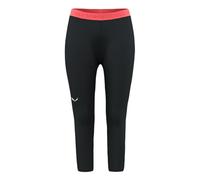 Pantaloni a 3/4 da donna Salewa Cristallo Warm Amr W 3/4Tight. Taglia: S / Colore: nero/arancio