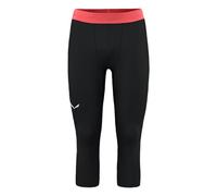 Salewa Cristallo Warm AMR - calzamaglia - uomo 54 Black/Red man Wool,Bluesign