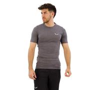 Salewa - Cristallo Warm Alpine Merino Responsive Baselayer Maniche Corte Uomo Grey heather grey 46