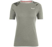 Salewa - Cristallo Warm Alpine Merino Responsive Maniche Corte Baselayer Donna Grey heather grey 40