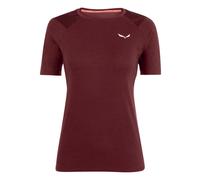 Salewa Cristallo Warm AMR - maglietta tecnica - donna I42 D36 Red woman Lana Merino,Bluesign