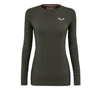 Salewa - Women's Cristallo Warm AMR L/S Tee - Intimo lana merinos 42 grigio