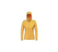 Salewa donna ortles hybrid tirolwool yellow hooded jacket
