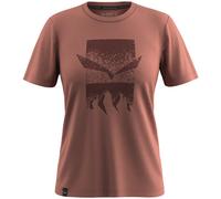 Salewa Eagle 3 Cime W - T-shirt - donna I46 D40 Dark Red woman Tencel/Lyocell,Salewa Committed