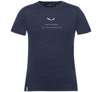 Salewa Eagle Dry S/S K - T-shirt - bambino 140 Dark Blue man Dry'ton
