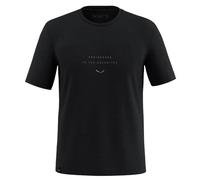 Salewa Eagle Eitd Merino Short Sleeve T-shirt Nero S Uomo