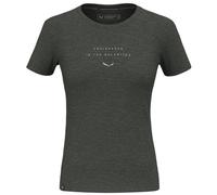 Salewa Eagle Eitd Am W - T-shirt - donna I40 D34 Dark Green woman Wool,Salewa Committed,Recycled Materials