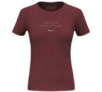 Salewa Eagle Eitd Am W - T-shirt - donna I40 D34 Dark Red woman Wool,Salewa Committed,Recycled Materials