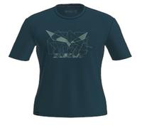 SALEWA Eagle Geometric T-Shirt M, 2XL, Pond Blue