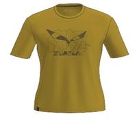 SALEWA Eagle Geometric T-Shirt M, L, Olive Oil