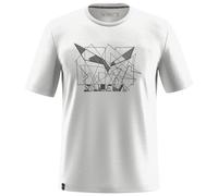 Salewa - Eagle Geometric T-Shirt - Maglia funzionale 46 grigio/bianco