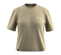 Salewa T-shirt donna Eagle Glacier Loose - maglia funzionale manica corta Beige Taglia 38