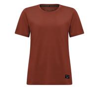 Salewa Eagle Logo Patch Short Sleeve T-shirt Rosso M Donna