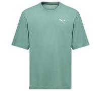 T-shirt Salewa Eagle Loose manica corta verde turchese - L