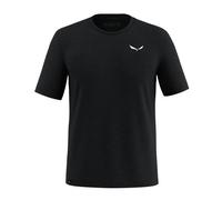 Salewa - Eagle Minilogo Alpine Merino T-Shirt - Maglia merino 50 nero