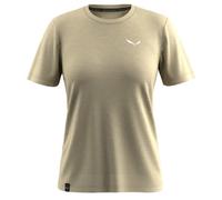 Salewa Eagle Minilogo Am W - T-shirt - donna I48 D42 Light Brown woman Wool,Salewa Committed