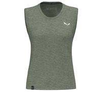 Salewa Eagle Minilogo Alpine Merino Sleeveless T-shirt Grigio L Donna