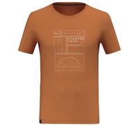 Salewa Eagle Pack Dry M - T-shirt - uomo 52 Orange man Tencel/Lyocell,Dry'ton,Recycled Polyester,Salewa Committed