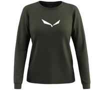 SALEWA Eagle Solidlogo Dry Tee W, Dark Olive, L