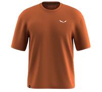 T-shirt Salewa Eagle Sunset Loose manica corta marrone aranciato - L