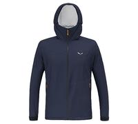 Giacca con cappuccio Salewa Puez Aqua 4 Powertex 2.5L blu scuro - L