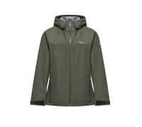 Salewa - Giacca leggera impermeabile da donna - Puez 2.5L PTX Jacket W Faded Green per Donne in Pelle - Taglia S - Verde