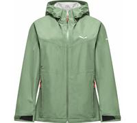 Salewa - Giacca da trekking impermeabile e antivento - Puez 2.5L Ptx Jacket W Pastel Green per Donne in Poliestere Riciclato - Taglia S - Verde