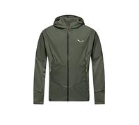 Giacca con cappuccio Salewa Pedroc Wind verde cromo - M