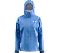 Salewa - Giacca leggera impermeabile da donna - Puez 2.5L PTX Jacket W Faded Green per Donne in Pelle - Taglia XL - Verde