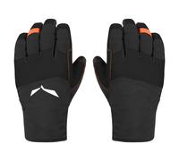 Salewa Ortles TW M - guanti alpinismo- uomo 8 Black/Orange unisex Salewa Powertex,Alipne Merino Responsive,Pelle,Tirolwool,Bluesign
