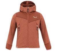 Salewa - Kid's Agner Melange PolarLite Full Zip Hoody - Giacca in pile 164 rosso