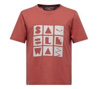 Salewa Kids Graphic Maglietta T-Shirt, Etruscan Red, 92