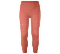 Salewa - Kid's Zebru Medium Warm AMR Tight - Intimo lana merinos 164 rosso