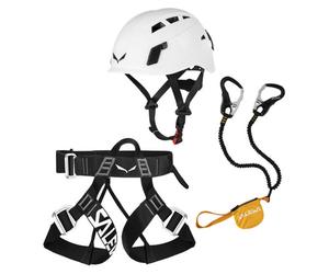 Salewa KIT CORE/EVO/TOXO 3.0 - kit ferrata Black/Yellow