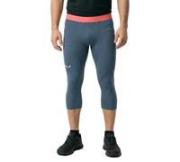 Salewa - Cristallo Warm AMR 3/4 Tight - Intimo lana merinos 48 - M blu