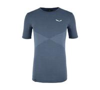 Salewa M Zebru Responsive S/S - maglietta tecnica - uomo 50 Dark Blue man Alipne Merino Responsive,Wool