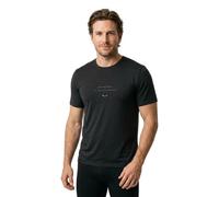 T-shirt Salewa Eagle Alpine Merino manica corta nero grafite - XXL