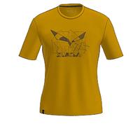 SALEWA Eagle Geometric T-Shirt M, S, Olive Oil