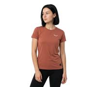 Salewa Eagle Logo Patch W - T-shirt - donna I50 D44 Dark Red woman Tencel/Lyocell