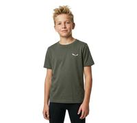 Salewa K Graphic - T-shirt - bambino 104 Dark Green junior Salewa Committed