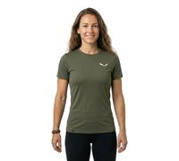 Salewa Maglietta tecnica donna Puez Dry'Ton - materiali riciclati, Tencel/Lyocell - Khaki