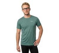 SALEWA PUEZ Melange Dry M S/S Tee, S, Willow Melange