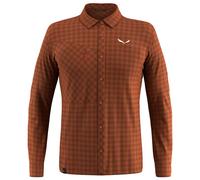 Salewa Puez Dry M L/S Shirt, Bombay Brown, L Uomo