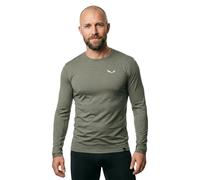 Salewa Puez Melange Dry L/S - maglia a maniche lunghe - uomo 54 Green man Dry'ton