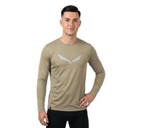 Salewa - Solidlogo Dry L/S Tee - Maglia a manica lunga XL beige