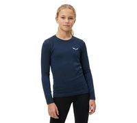 Salewa Maglia intima Zebru Medium Warm in lana merinos manica lunga blu 152 (11-12 anni)