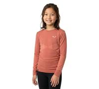 Salewa Zebru Jr - maglia manica lunga - bambino 116 Dark Red junior Salewa Committed,Lana Merino