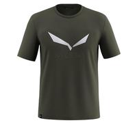 Salewa Maglietta da Uomo con Logo Solido Dry M