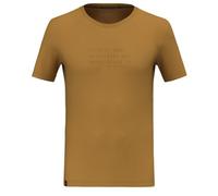 Salewa Eagle Poem Dry M - T-shirt - uomo 48 Dark Yellow man Tencel/Lyocell,Salewa Committed,Dry'ton,Recycled Polyester
